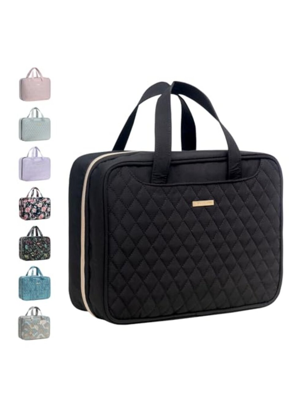 Hanging Travel Toiletry Bag Water Resistant 12 Compartments 8L Capacity